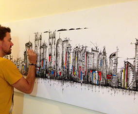 Art Commission: AT Kearney Doha 2014