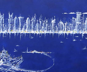 Art Commission: Fluor ME commission Doha 2014